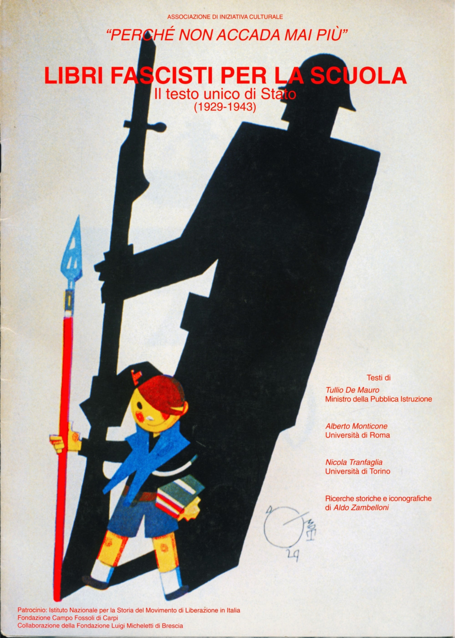 7-25 marzo, Visite gratuite per le scuole alla mostra: Libri fascisti per la scuola: il testo unico di Stato (1929-1943)