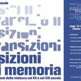15-16 ottobre, Carpi: Convegno internazionale Transizioni di memoria