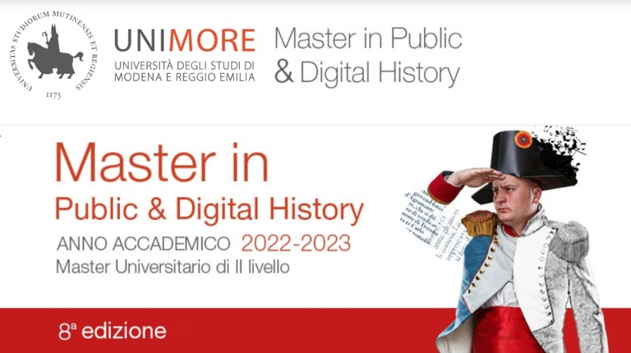  Master in Public & Digital History, Unimore: iscrizioni aperte sino al 30 settembre