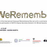 27 gennaio Cerimonia Giorno della Memoria con la partecipazione del Segretario Generale della Nato, H.E. Mircea Geoana