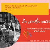 29-30 novembre, Lecce: Festival internazionale della Public History. Scadenza domande 20 settembre