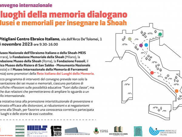 23 novembre, Convegno internazionale: I luoghi della memoria dialogano