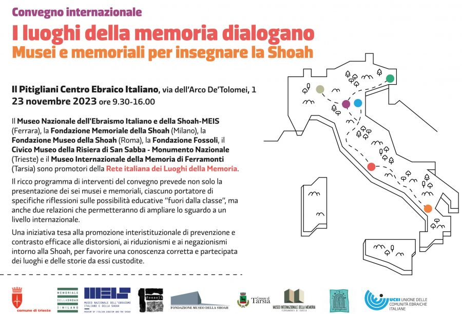23 novembre, Convegno internazionale: I luoghi della memoria dialogano