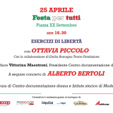 25 aprile 2019 - Festa per tutti, piazza XX Settembre, Modena