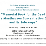 MEMORIAL BOOK FOR THE DEAD OF THE MAUTAHAUSEN CONCENTRATION CAMP AND ITS SUBCAMPS