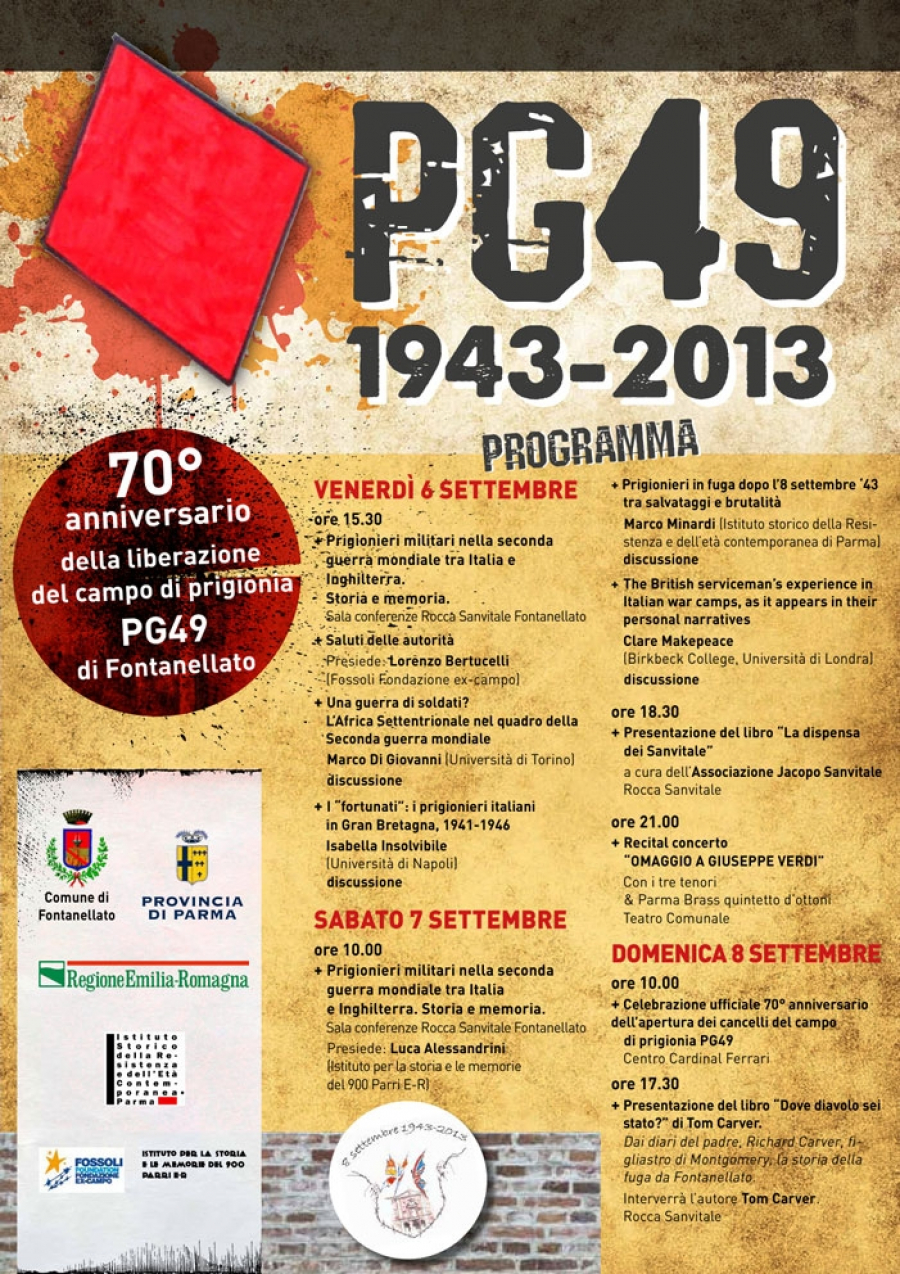 70° anniversario della liberazione del campo di prigionia PG49 di Fontanellato